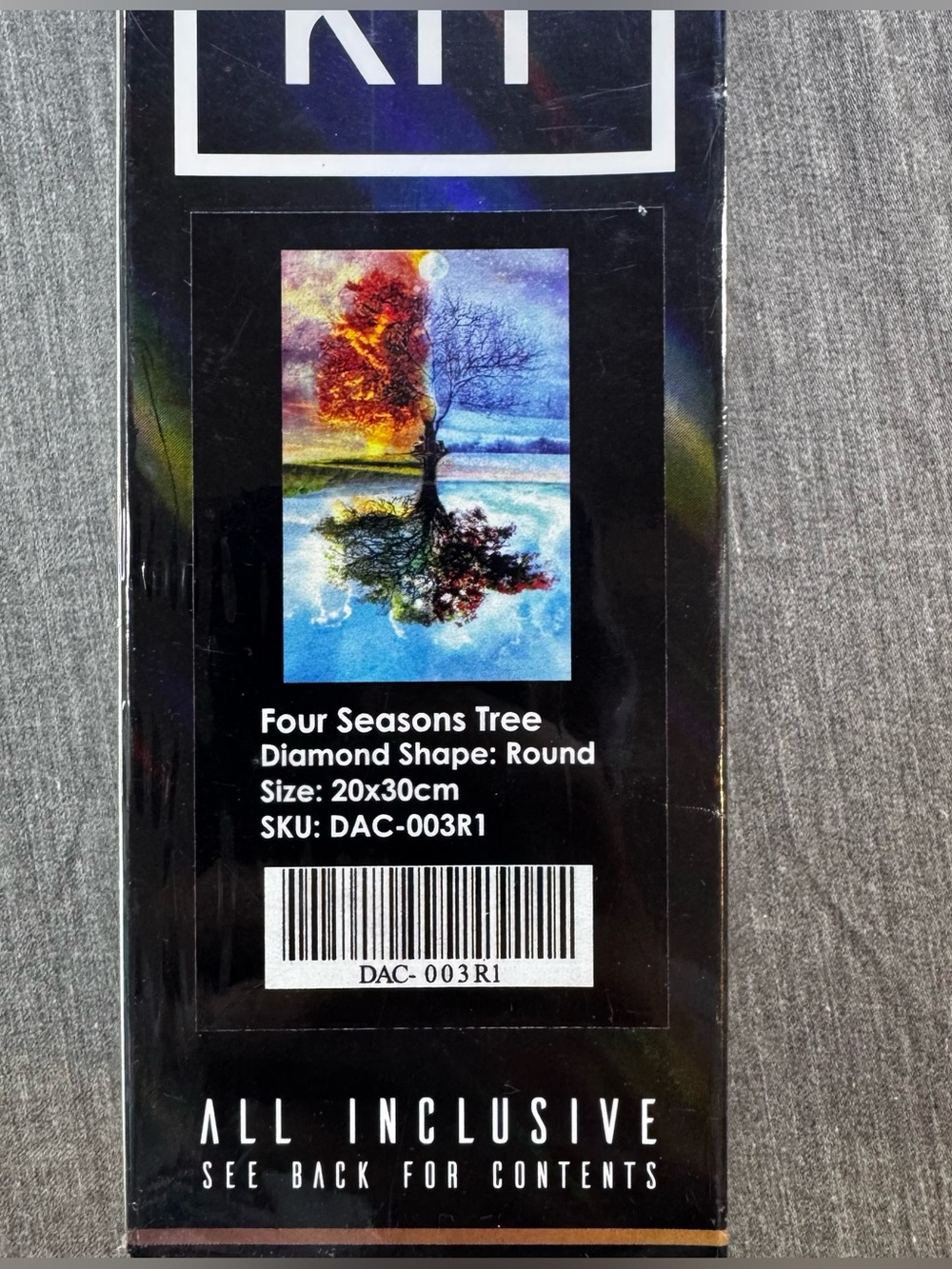 NIB DIY Diamond Art Painting Kit Four Seasons Tree 20 x 30 Round Diamond NEW